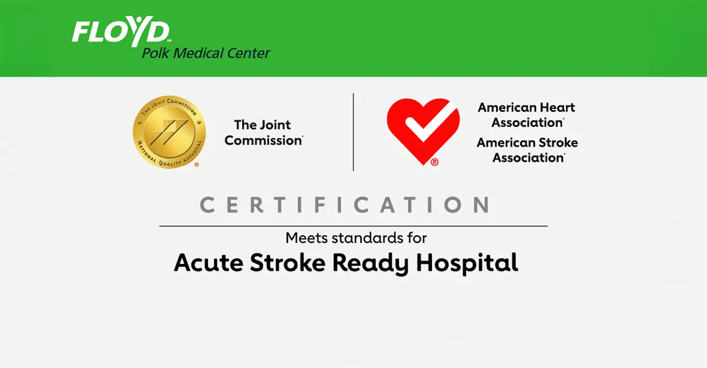Polk Medical Center Now an Acute Stroke Ready Hospital