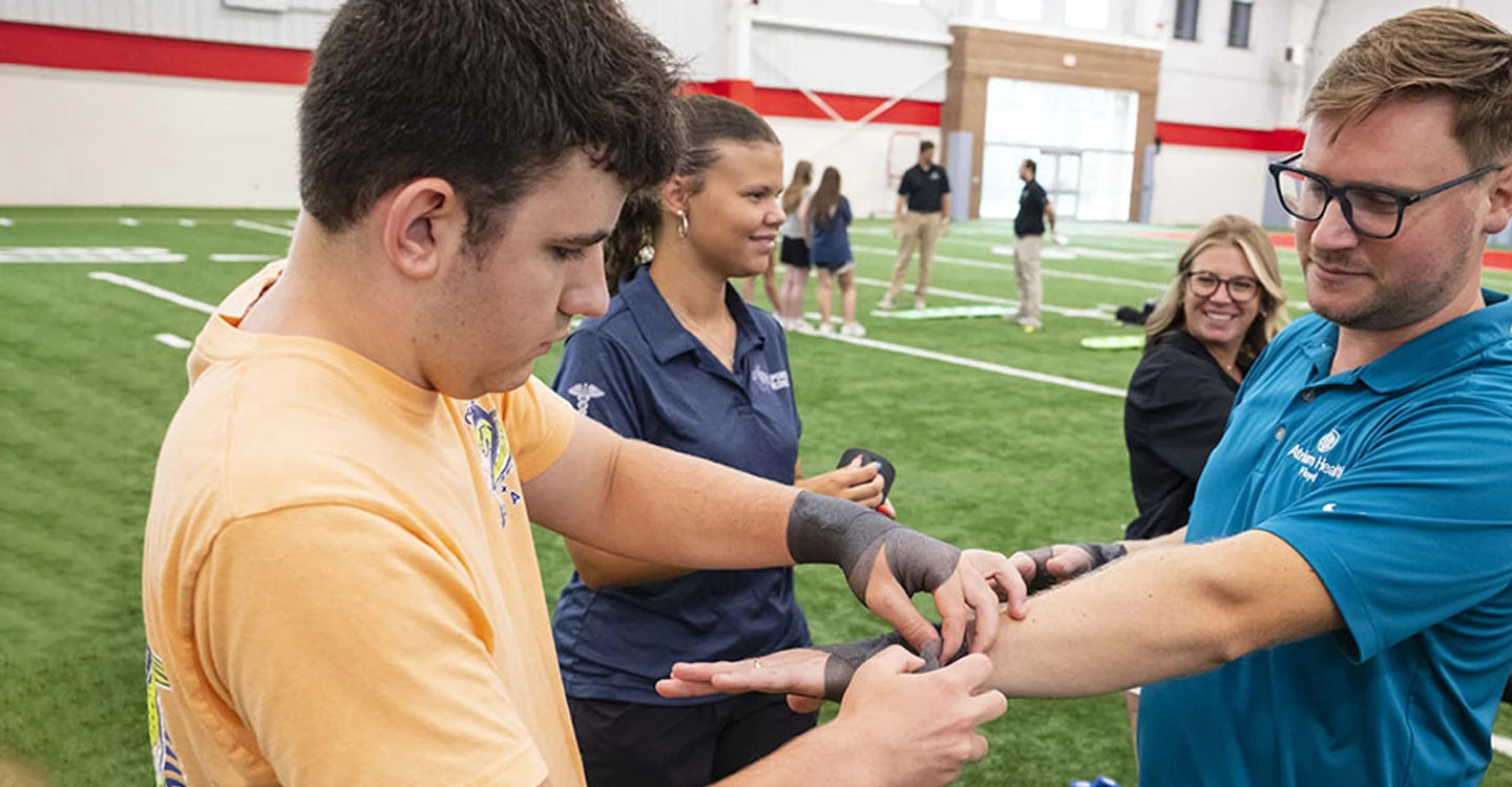 Atrium Health Floyd Athletic Trainers Get Students Ready