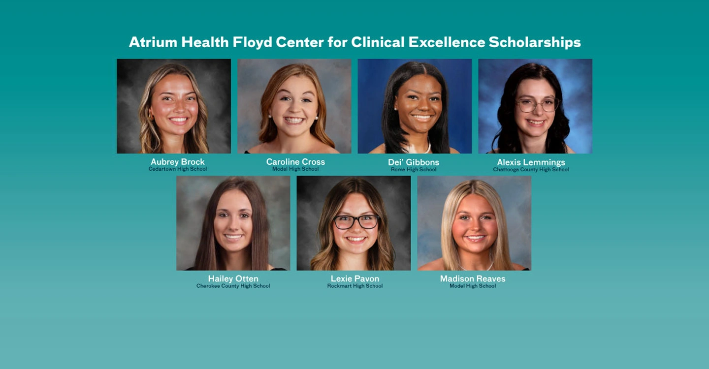 Atrium Health Floyd Awards $7,000 in Scholarships to Area Students