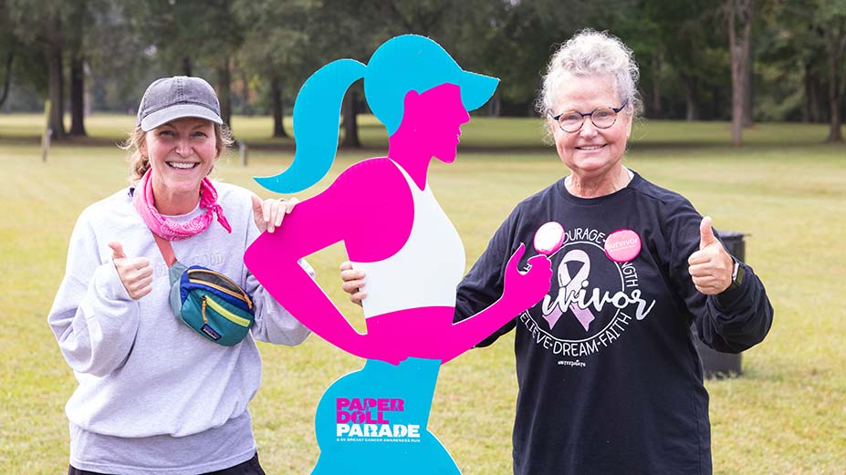 Marcia Ely at the Paper Doll Parade